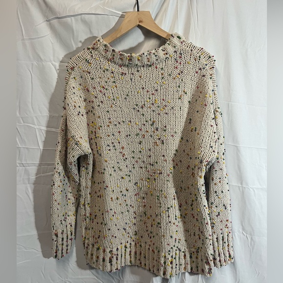 Seven7 Women's Confetti Pom Pom Speckled Sweater - Picture 11 of 12